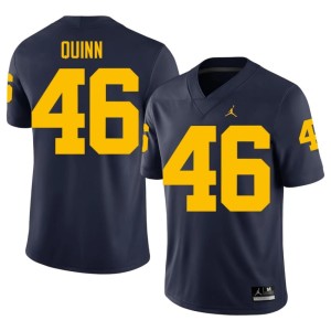 U of M College Football Navy #46 Men 2026 Crandall Quinn Jersey 142805-305