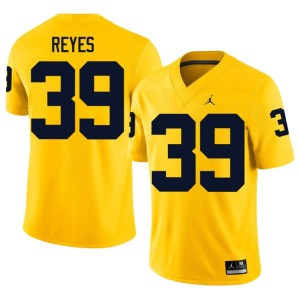 Michigan Maize College Football Replica Max Reyes #39 Men's Jersey 854211-682