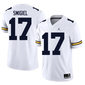 MICH Men College Football Brady Smigiel #17 White 2026 Jerseys 123727-914