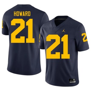 University of Michigan Wolverines Mens 2026 Desmond Howard #21 College Football Navy Jerseys 618283-736