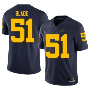 Michigan Wolverines Navy College Football McHale Blade Men's #51 2026 Jerseys 985919-885