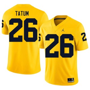 U-M Maize Game College Football Men's Taylor Tatum #26 Jersey 104791-331