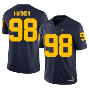 Michigan Navy 2026 #98 Tom Harmon Mens College Football Jersey 573881-219
