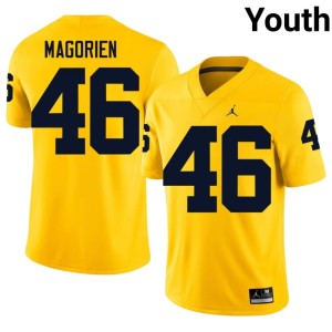 MICH Maize Youth Gavin Magorien College Football 2026 #46 Jersey 413331-844